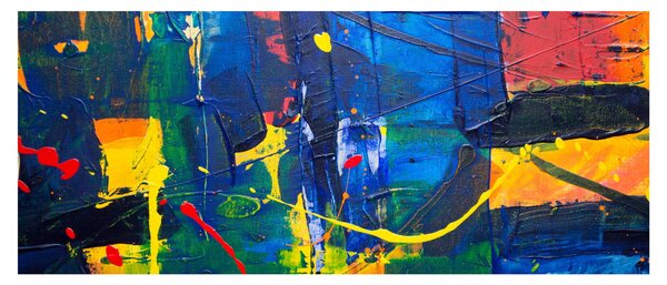 Obraz - Abstrakcia (120x50 cm)