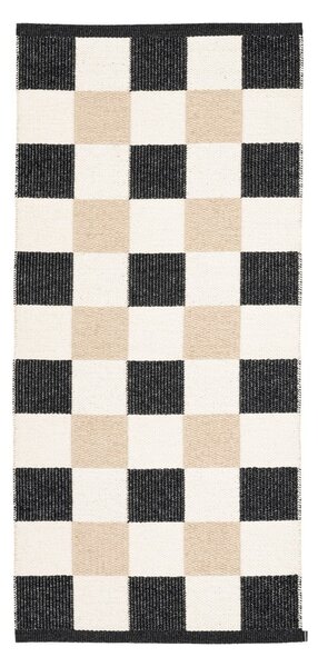 Čierno-krémový vnútorný a vonkajší behúň 70x160 cm Pix Black Vanilla – Pappelina