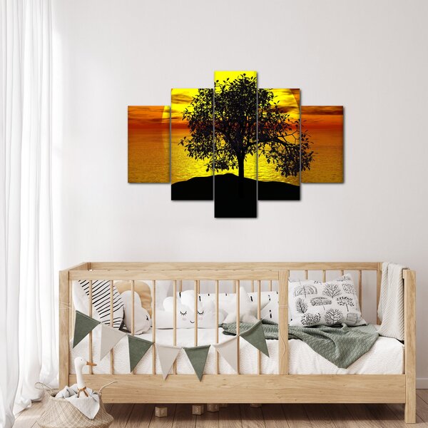 Obraz siluety stromu (150x105 cm)