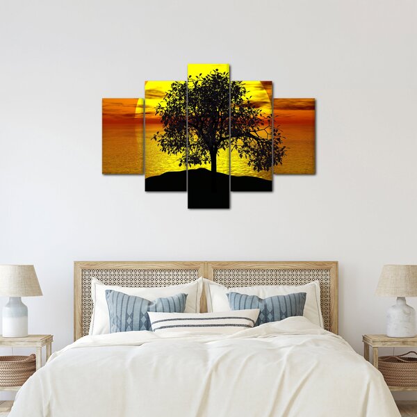 Obraz siluety stromu (150x105 cm)