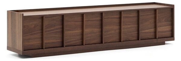 Hnedý TV stolík v dekore orecha 200x47x40 cm Onix – Kave Home