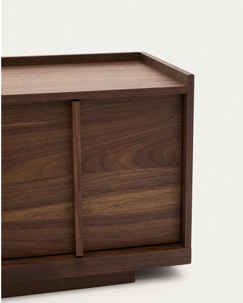 Hnedý TV stolík v dekore orecha 200x47x40 cm Onix – Kave Home