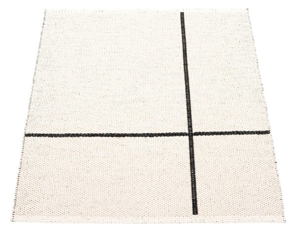 Čierny vnútorný a vonkajší koberec 70x90 cm Fred Black – Pappelina