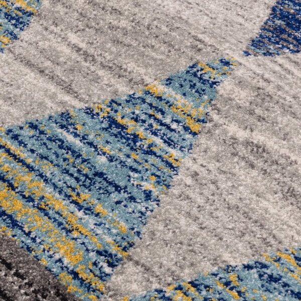 Modrý koberec 80x150 cm Muse Harlequin Blue – Asiatic Carpets
