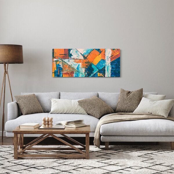 Obraz - Abstrakcia (120x50 cm)