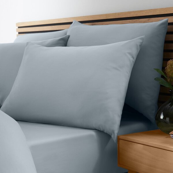 Sivomodrá napínacia plachta 90x190 cm So Soft Non–Iron – Catherine Lansfield
