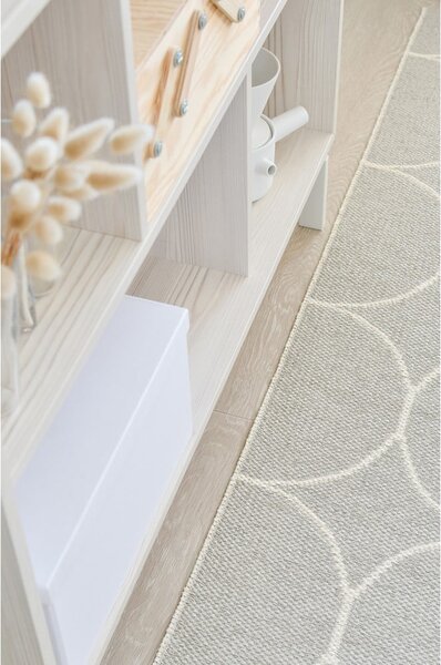 Krémový vnútorný a vonkajší behúň 70x200 cm Boo Linen – Pappelina