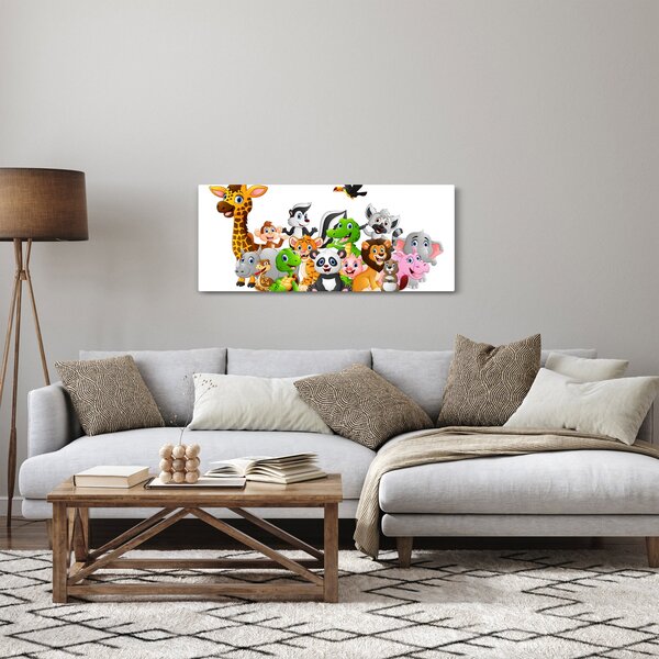 Obraz zvieratiek (120x50 cm)