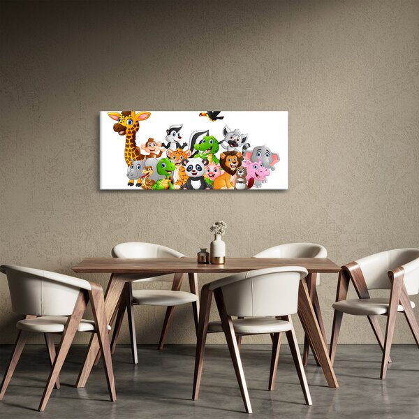 Obraz zvieratiek (120x50 cm)