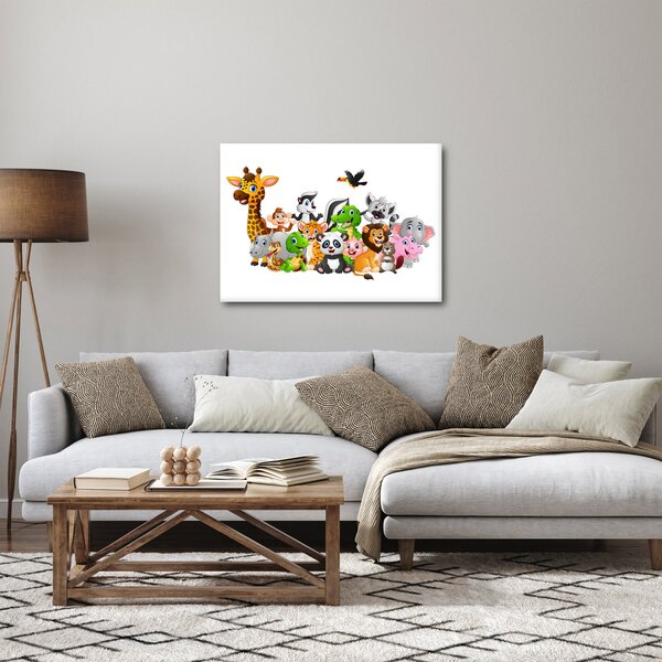Obraz zvieratiek (70x50 cm)