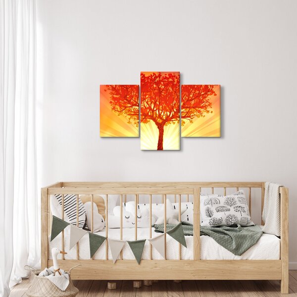 Obraz - Strom v žiari slnka (90x60 cm)