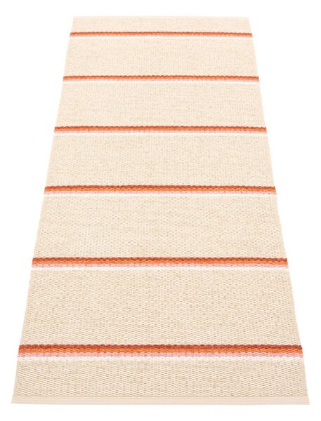 Vnútorný a vonkajší behúň v tehlovej farbe/krémový 70x180 cm Olle Brick Cream – Pappelina