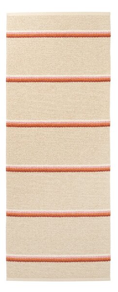 Vnútorný a vonkajší behúň v tehlovej farbe/krémový 70x180 cm Olle Brick Cream – Pappelina