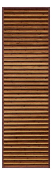 Bambusový behúň v hnedo-horčicovej farbe 60x200 cm – Casa Selección