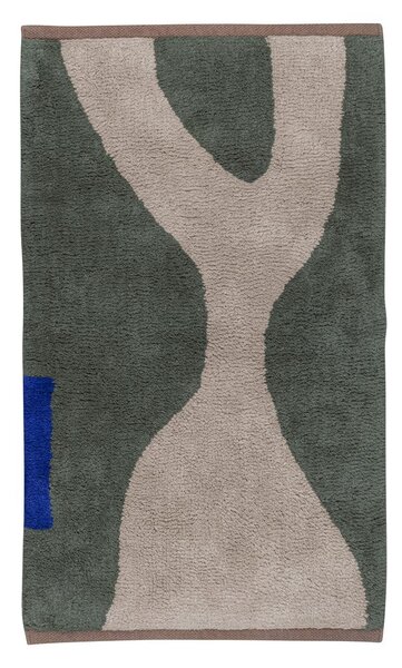 Tmavozelený prateľný bavlnený koberec 50x80 cm Figura – Mette Ditmer Denmark