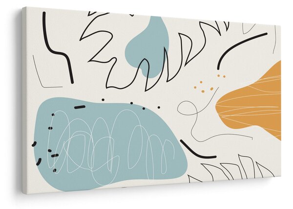 Obraz - Ilustrácia listu (90x60 cm)