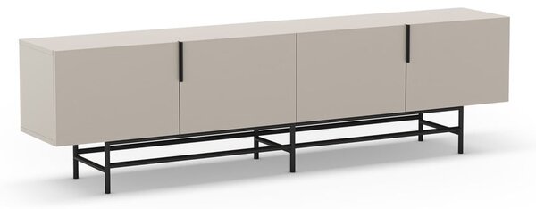 Krémový TV stolík 200x54,5 cm Eldia – Marckeric