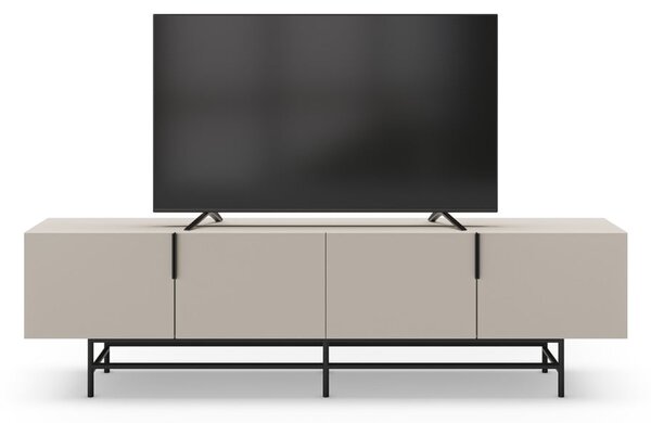 Krémový TV stolík 200x54,5 cm Eldia – Marckeric