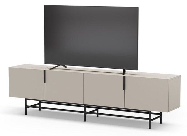 Krémový TV stolík 200x54,5 cm Eldia – Marckeric