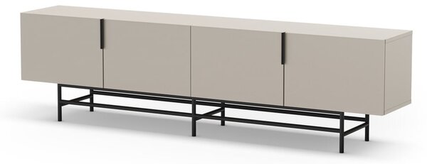 Krémový TV stolík 200x54,5 cm Eldia – Marckeric