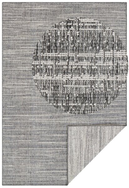 ELLE Decoration , Kusový koberec Gemini 105543 Silver z kolekcie Elle – na von aj na doma, 120x170, šedá, chodba / predsieň