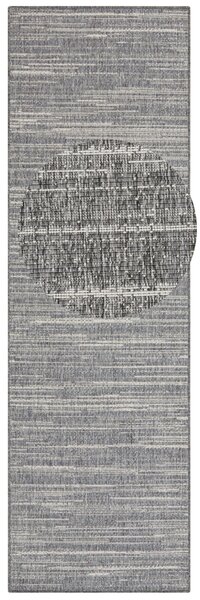 ELLE Decoration , Kusový koberec Gemini 105543 Silver z kolekcie Elle – na von aj na doma, 120x170, šedá, chodba / predsieň