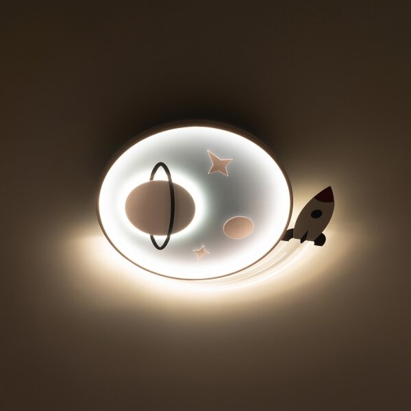 Brilagi -LED Detské stropné svietidlo STARSHIP LED/64W/230V 3000/4500/6000K modrá