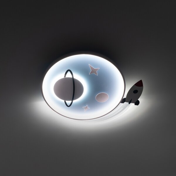Brilagi -LED Detské stropné svietidlo STARSHIP LED/64W/230V 3000/4500/6000K modrá