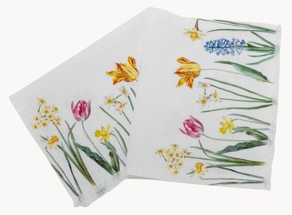 Ľanové uteráky pre hostí Early Flowers, 2 ks