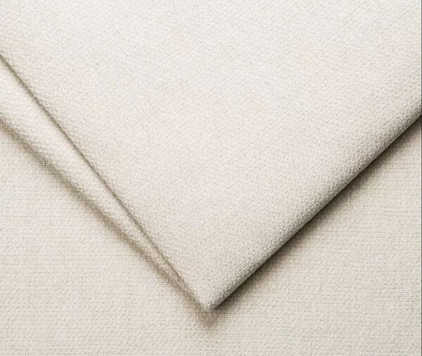Krémovobiela čalúnená jednolôžková posteľ bez roštu 120x200 cm Mattis – Meise Möbel