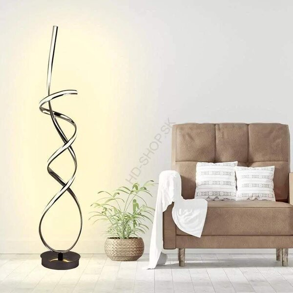 LED dizajnová stojaca lampa 80W + DO (JF2302/CH)