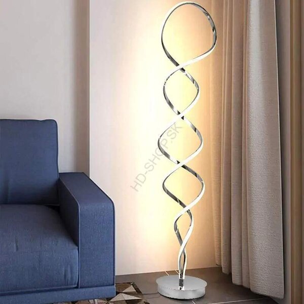 LED dizajnová stojaca lampa 90W + DO (JF2303/CH)