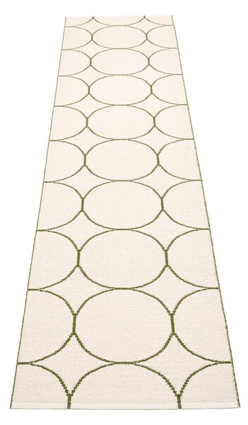 Tmavozelený vnútorný a vonkajší behúň 70x300 cm Boo Dark Olive – Pappelina