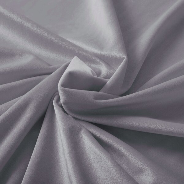 Zamatová látka Velvet Prémium SVP-013 Sivá - šírka 145 cm