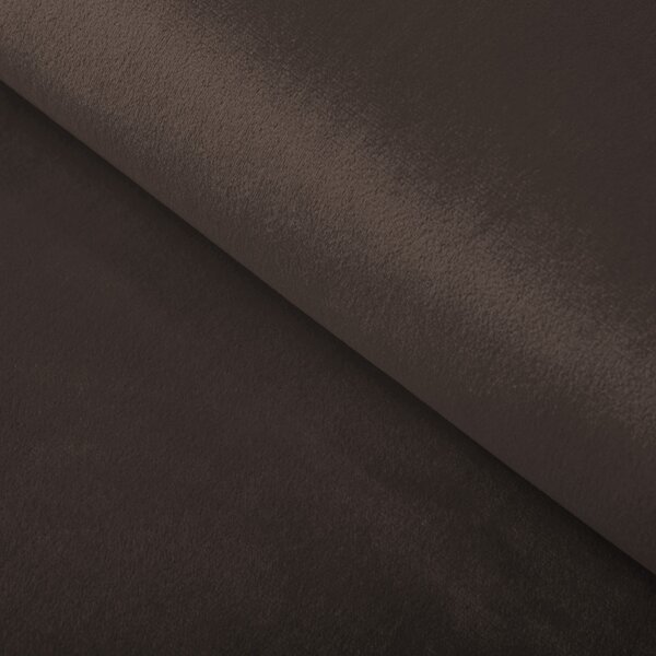 Biante Zamatový oválny obrus Velvet Prémium SVP-016 Tmavo hnedý 100x160 cm