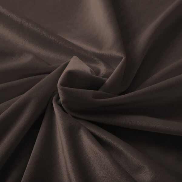 Biante Zamatový oválny obrus Velvet Prémium SVP-016 Tmavo hnedý 100x160 cm
