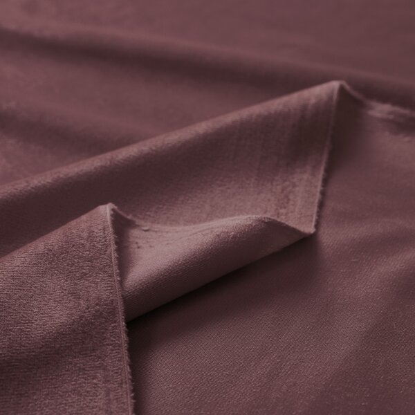Zamatová látka Velvet Prémium SVP-019 Hnedofialová - šírka 280 cm