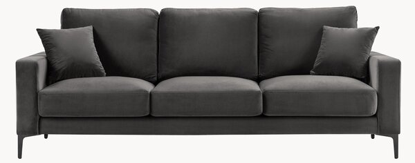 Pohovka v zamatovom vzhľade Venus (3-miestna), Š 220 cm