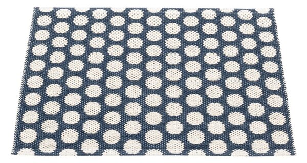 Tmavomodrý vnútorný a vonkajší koberec 70x50 cm Noa Dark Blue – Pappelina