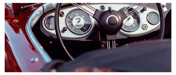 Obraz - Detail automobilu (120x50 cm)