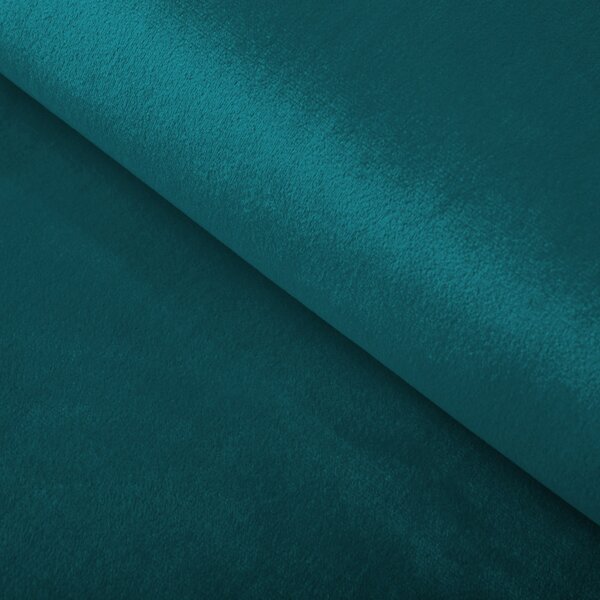 Biante Zamatový okrúhly obrus Velvet Premium SVP-025 Petrolejový Ø 120 cm
