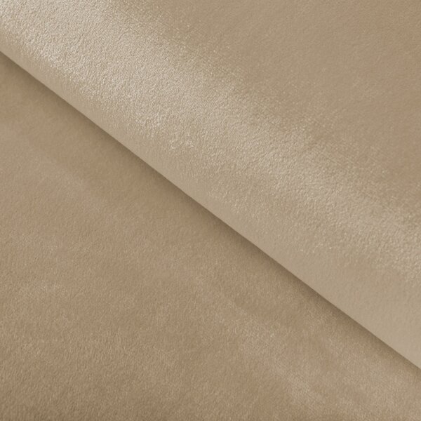 Biante Zamatový záves Velvet Prémium SVP-026 Kávovo béžový 135x140 cm