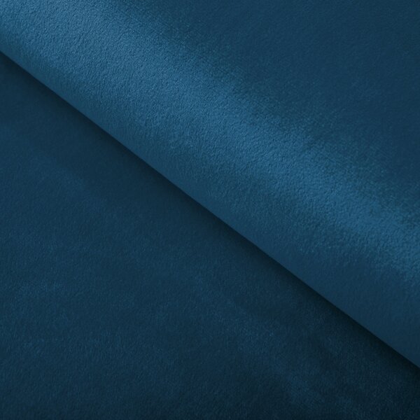 Zamatová látka Velvet Prémium SVP-028 Petrolejovo modrá - šírka 145 cm