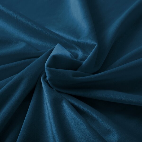 Zamatová látka Velvet Prémium SVP-028 Petrolejovo modrá - šírka 145 cm