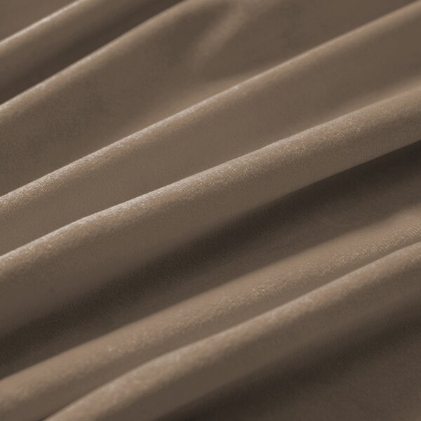 Biante Zamatový záves Velvet Prémium SVP-034 Kávovo hnedý - šírka 135 cm 135x140 cm