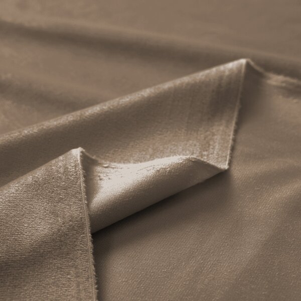 Biante Zamatový záves Velvet Prémium SVP-034 Kávovo hnedý - šírka 135 cm 135x140 cm