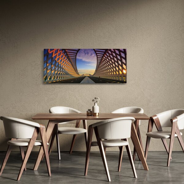 Obraz modernej architektúry mosta (120x50 cm)