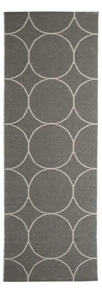Tmavosivý vnútorný a vonkajší behúň 70x200 cm Boo Charcoal Linen – Pappelina
