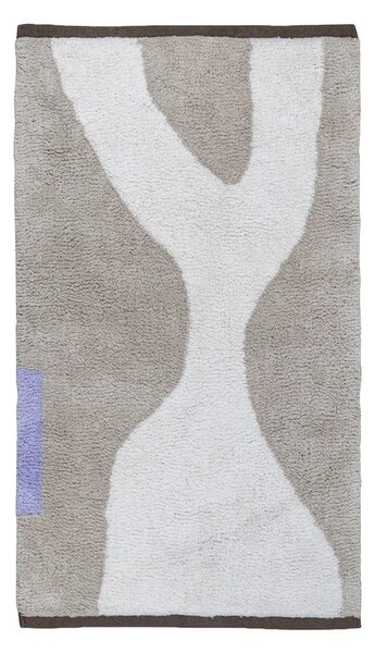 Bielo-béžový prateľný bavlnený koberec 50x80 cm Figura – Mette Ditmer Denmark