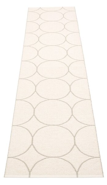 Krémový vnútorný a vonkajší behúň 70x300 cm Boo Linen – Pappelina